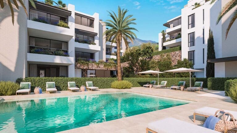 Residencial Senda-2 - Apartments and penthouses for sale in Estepona (Costa del Sol)
